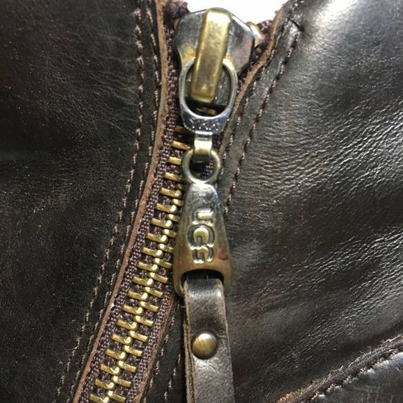 Black Friday STEAL! Ugg Meredith wedge waterproof leather bootie, size 8! - Picture 8 of 10